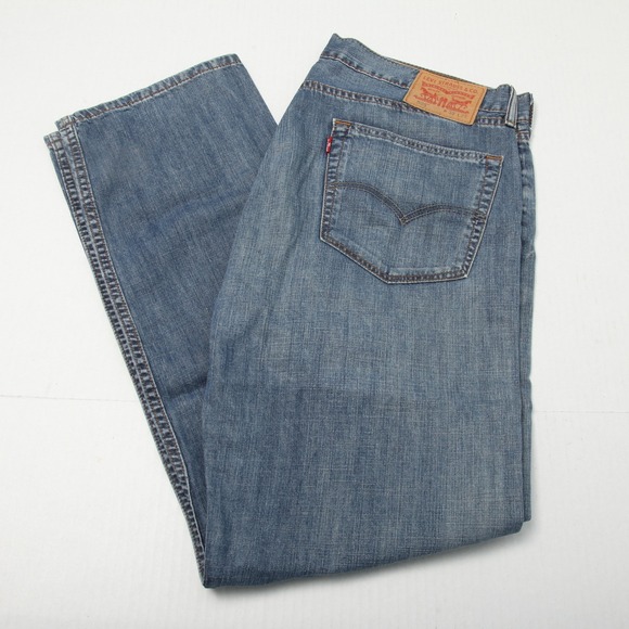 Levi's Other - Levis 505 Jeans Mens 36x32 Blue Denim Straight Leg Medium Wash Classic Fit Pants